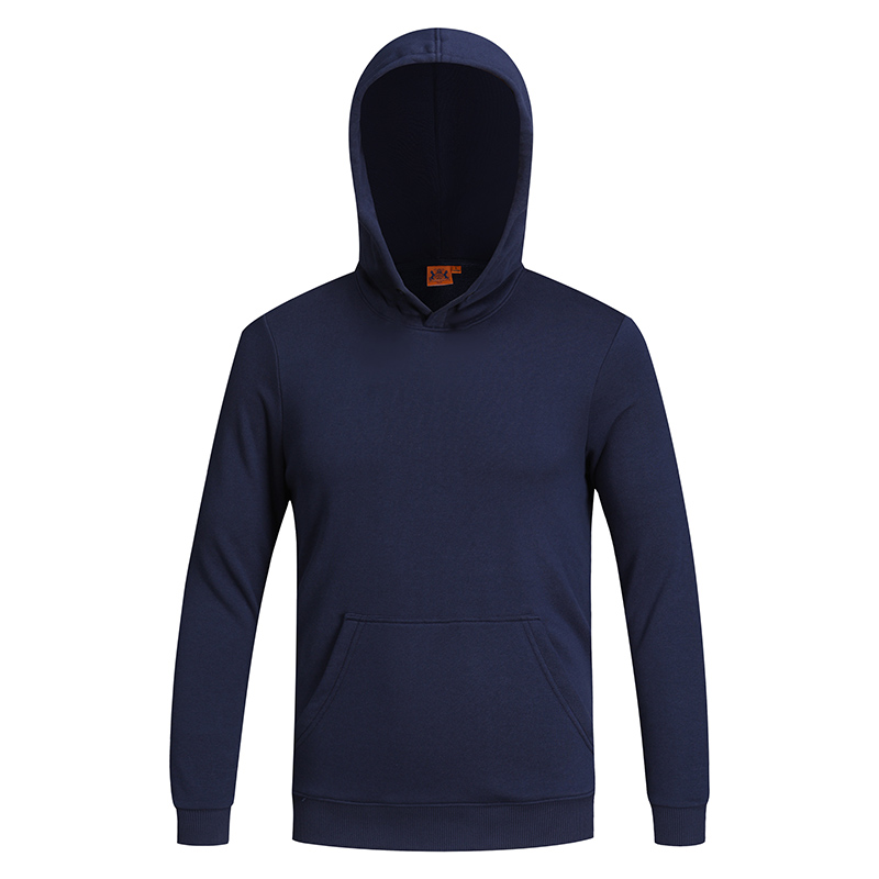 9902B男女同款-400克40S-重磅加绒带帽卫衣-6色 藏蓝 卫衣 企业团购定制 启虎