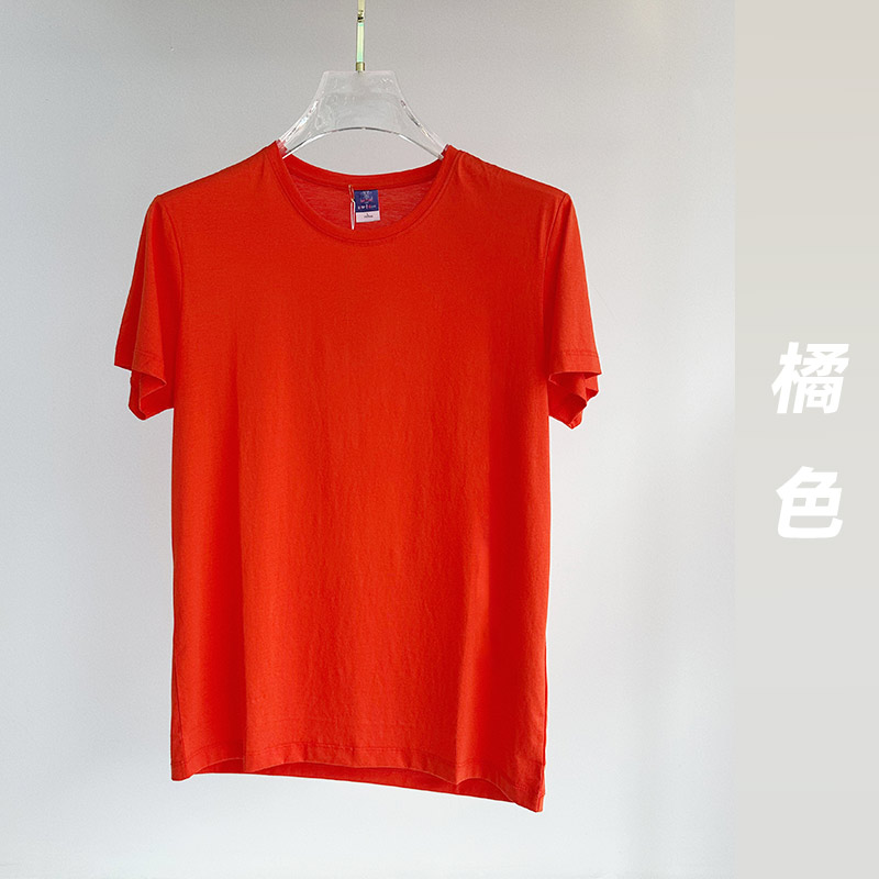 Y885男款-180克-7色国货100%丝光棉 T恤 细节展示 启虎