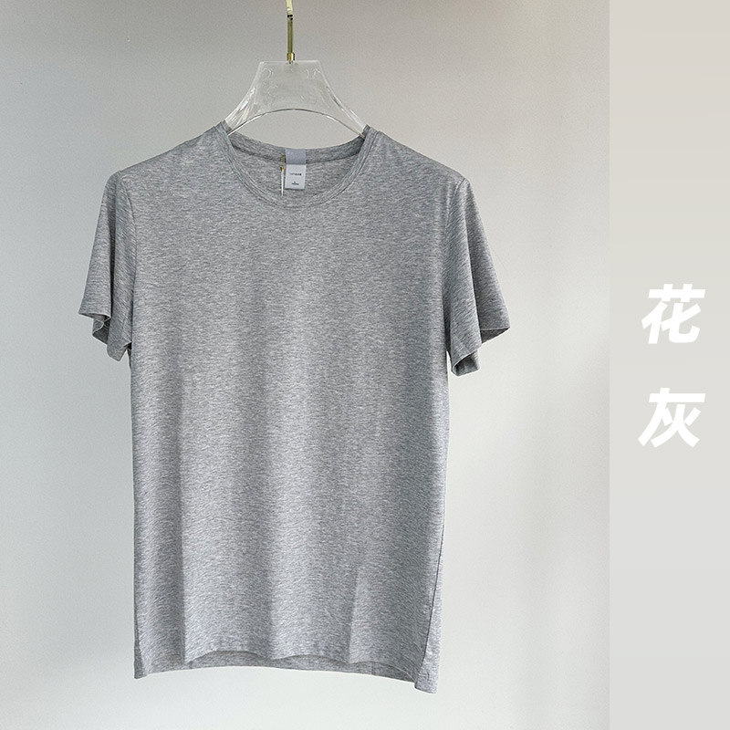 Y885男款-180克-7色国货100%丝光棉 T恤 细节展示 启虎
