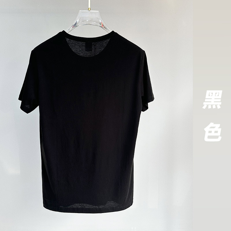 Y885男款-180克-7色国货100%丝光棉 T恤 细节展示 启虎