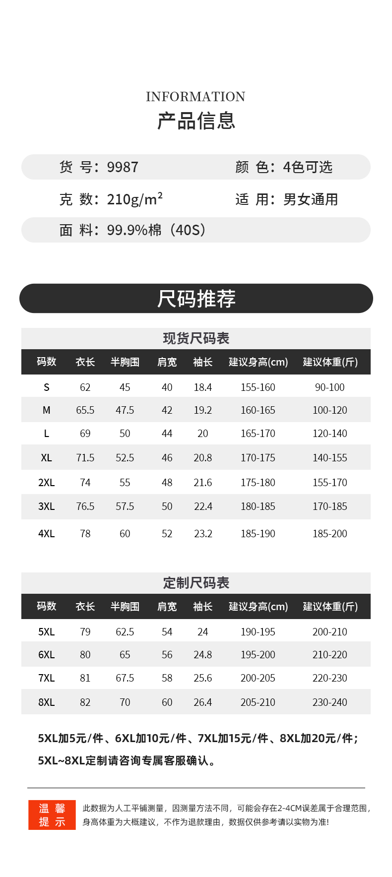 9987男女同款-210克40S-100%纯棉｜撞色（时装斑马条杠）-4色 Polo衫 细节展示 paidai